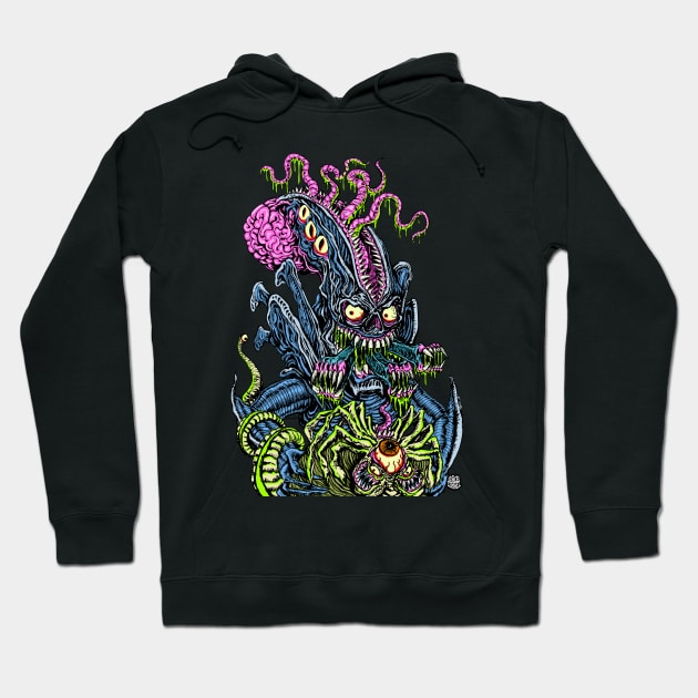 Alien Monster Hoodie by Robisrael